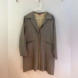 CHAN LUU WOOL AND SILK DRESS COAT